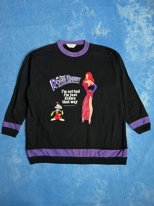 Bluza Who Framed Roger Rabbit 1987r M | Piggy Boxer Vintage Shop
