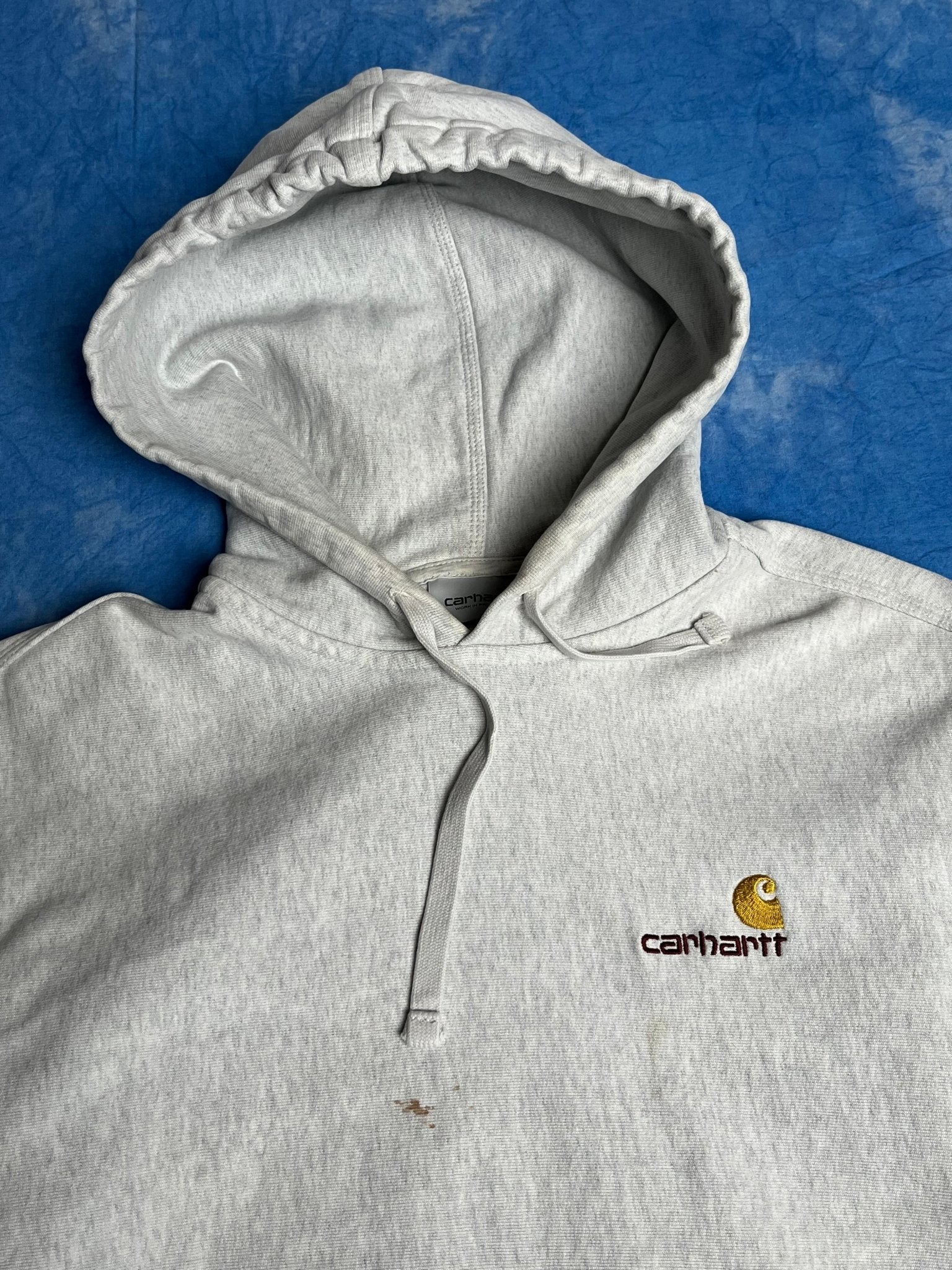 Bluza z Kapturem Carhartt WIP Hooded American Script Sweat S | Piggy Boxer Vintage Shop