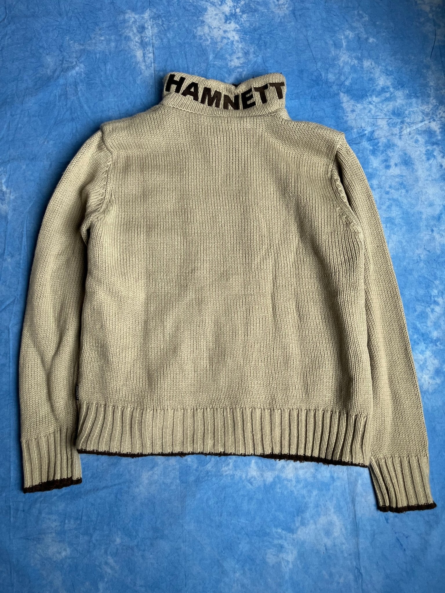 Bluza Zip Katharine Hamnett Wełniany Blend 90s L | Piggy Boxer Vintage Shop