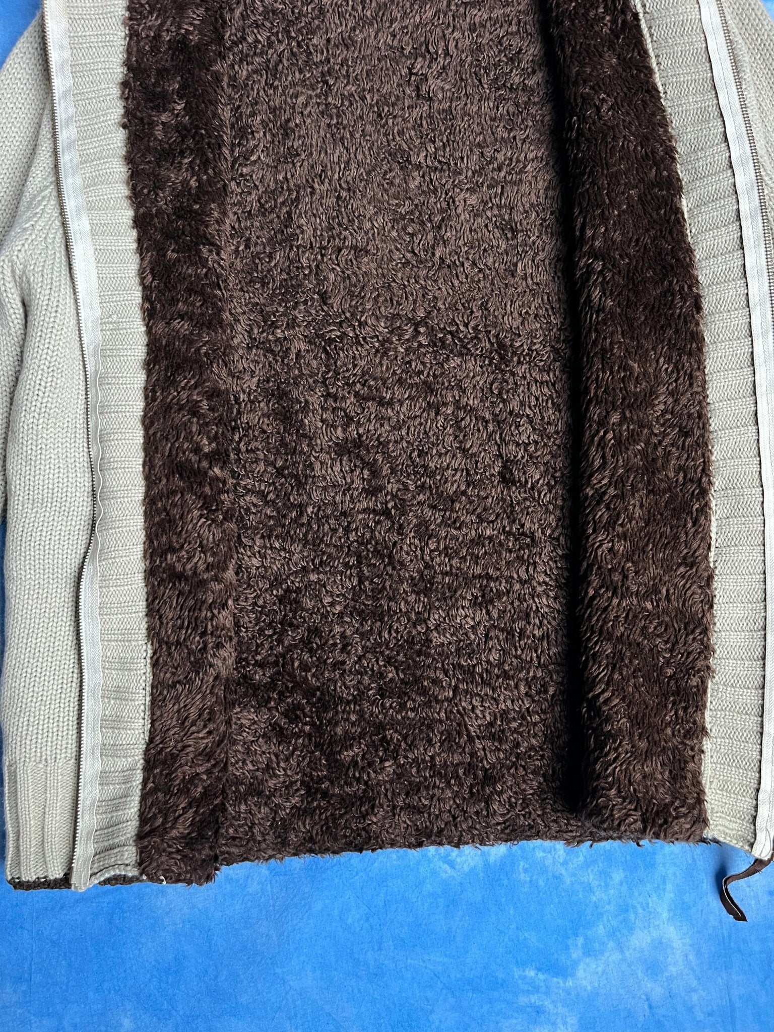 Bluza Zip Katharine Hamnett Wełniany Blend 90s L | Piggy Boxer Vintage Shop