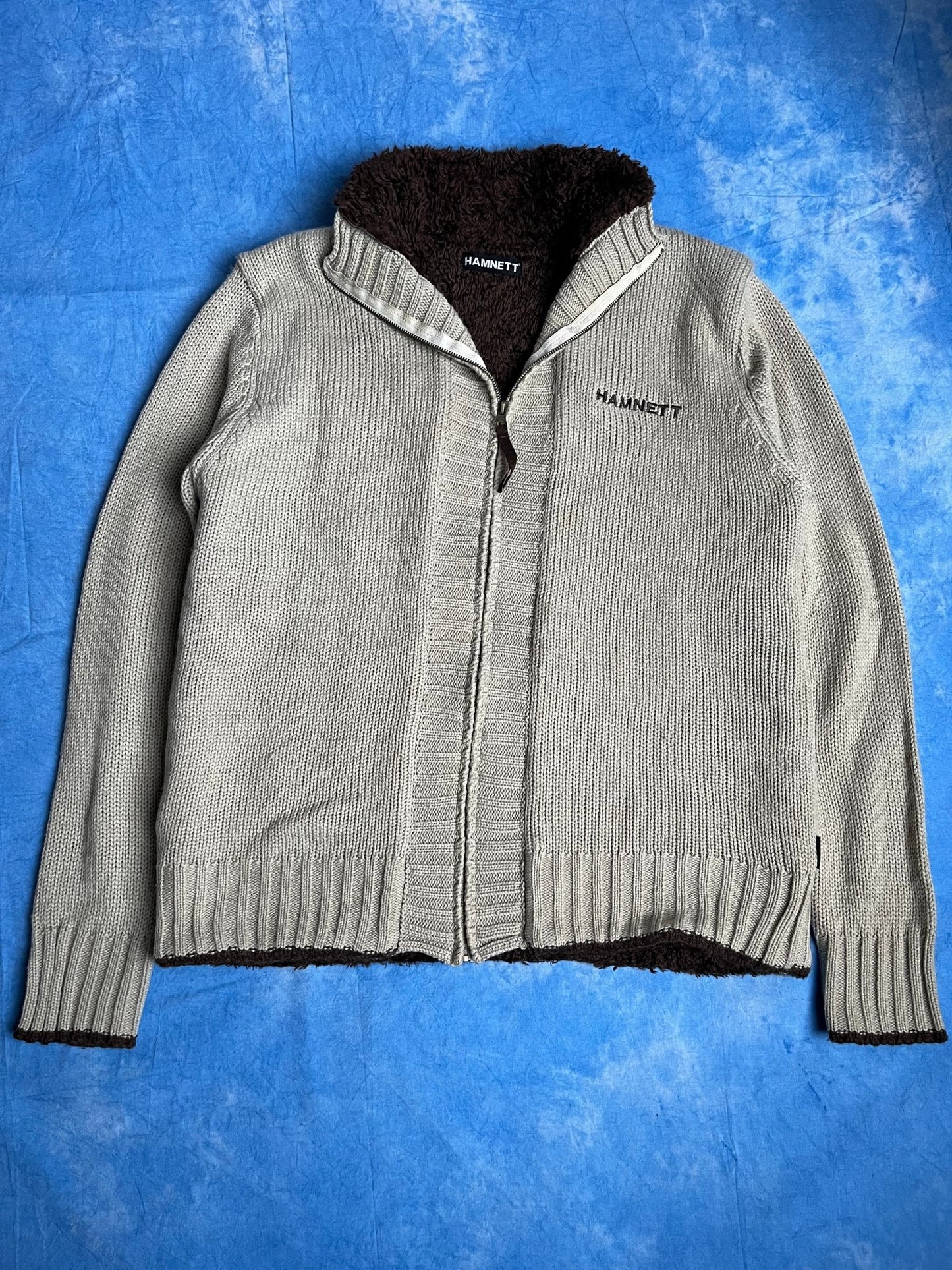 Bluza Zip Katharine Hamnett Wełniany Blend 90s L | Piggy Boxer Vintage Shop