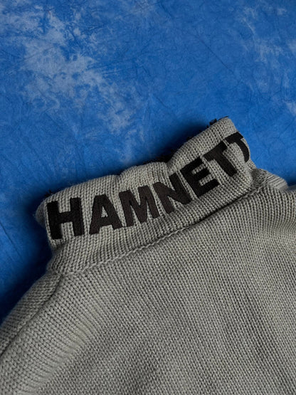 Bluza Zip Katharine Hamnett Wełniany Blend 90s L | Piggy Boxer Vintage Shop