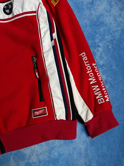 Bluza Zip Polarowa Milwaukee BMW Gulf Pirelli 00s L | Piggy Boxer Vintage Shop