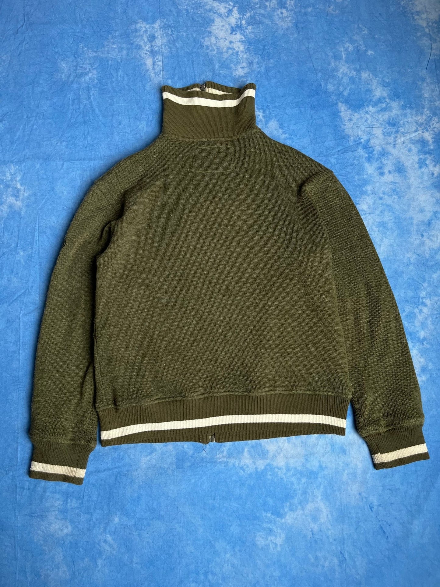 Bluza Zip Polarowa QuikSilver Wełniany Blend 00s M | Piggy Boxer Vintage Shop