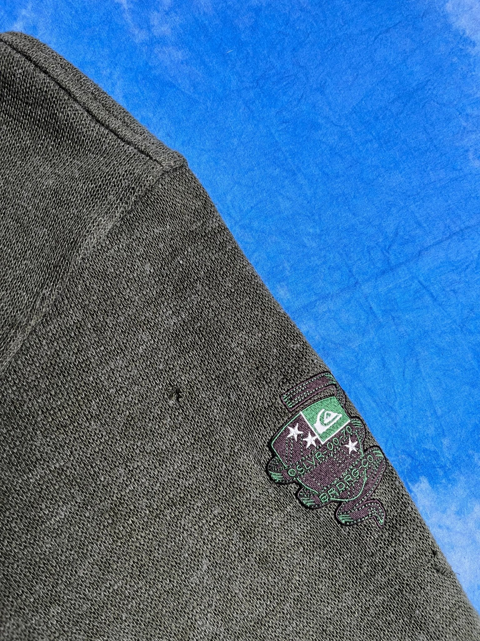 Bluza Zip Polarowa QuikSilver Wełniany Blend 00s M | Piggy Boxer Vintage Shop