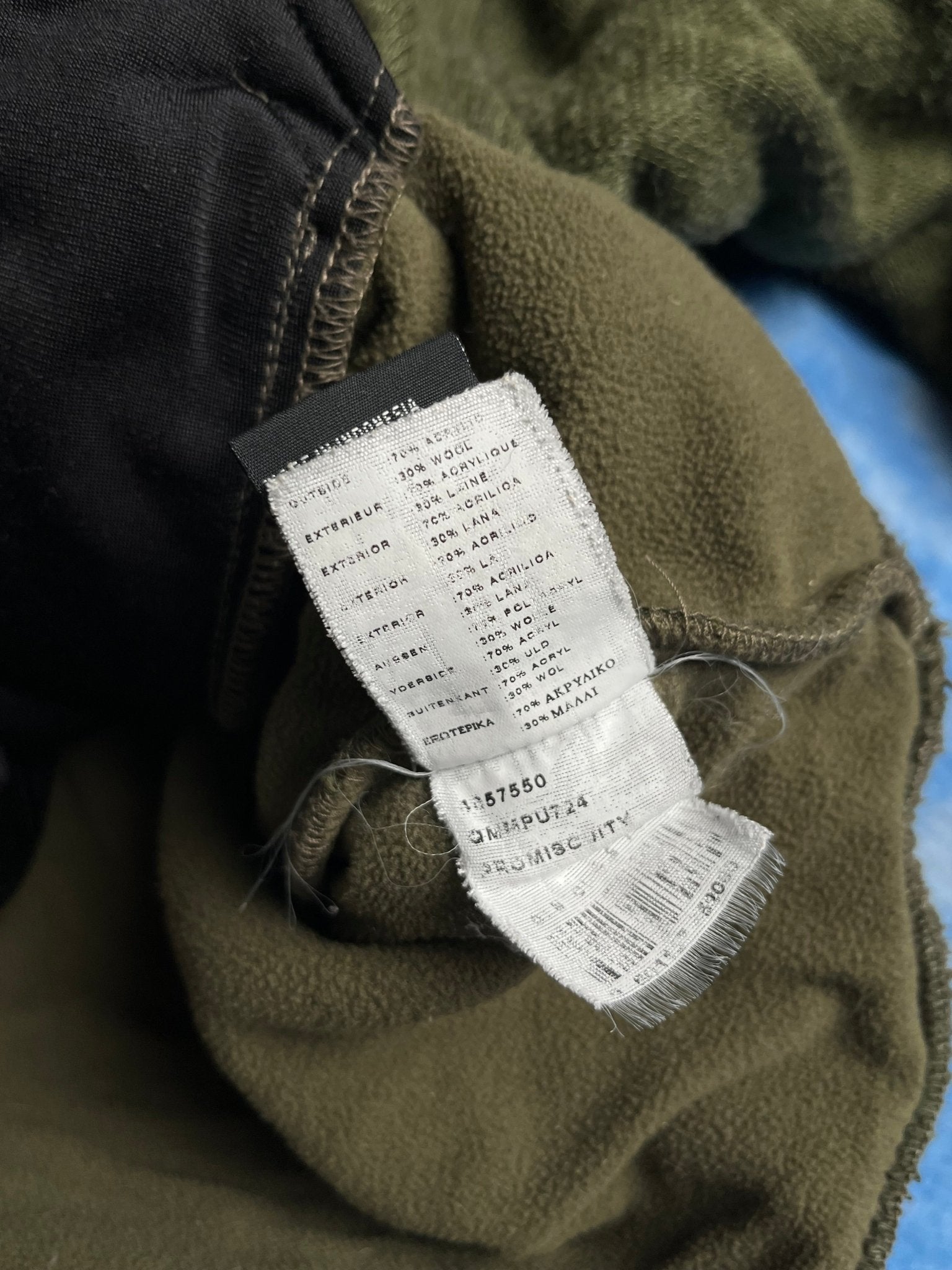 Bluza Zip Polarowa QuikSilver Wełniany Blend 00s M | Piggy Boxer Vintage Shop