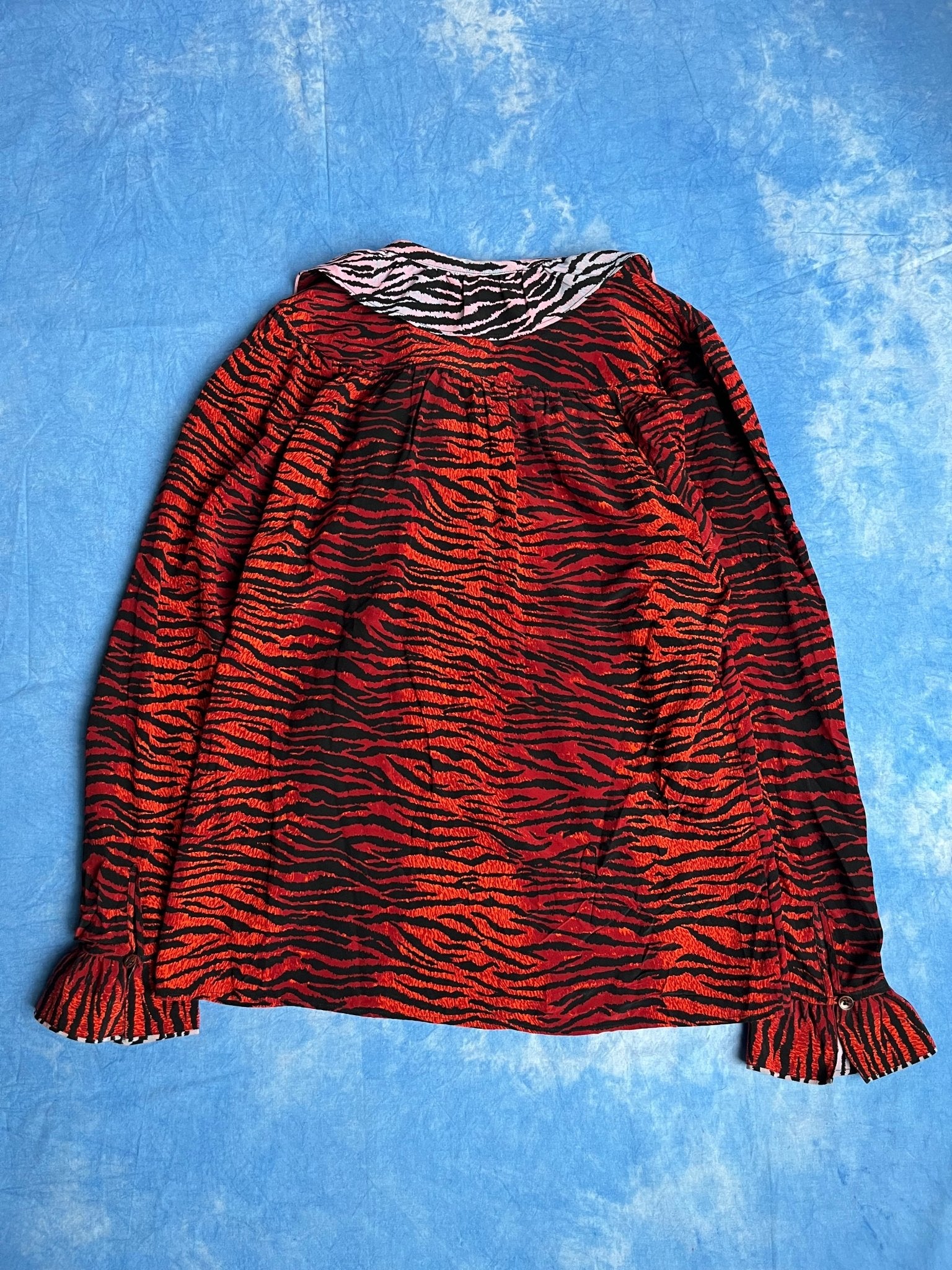 Bluzka Jedwabna Kenzo x H&M Panterka 2016 M | Piggy Boxer Vintage Shop