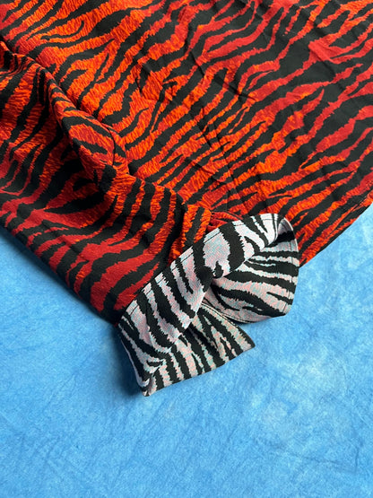 Bluzka Jedwabna Kenzo x H&M Panterka 2016 M | Piggy Boxer Vintage Shop