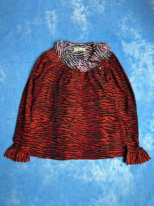 Bluzka Jedwabna Kenzo x H&M Panterka 2016 M | Piggy Boxer Vintage Shop