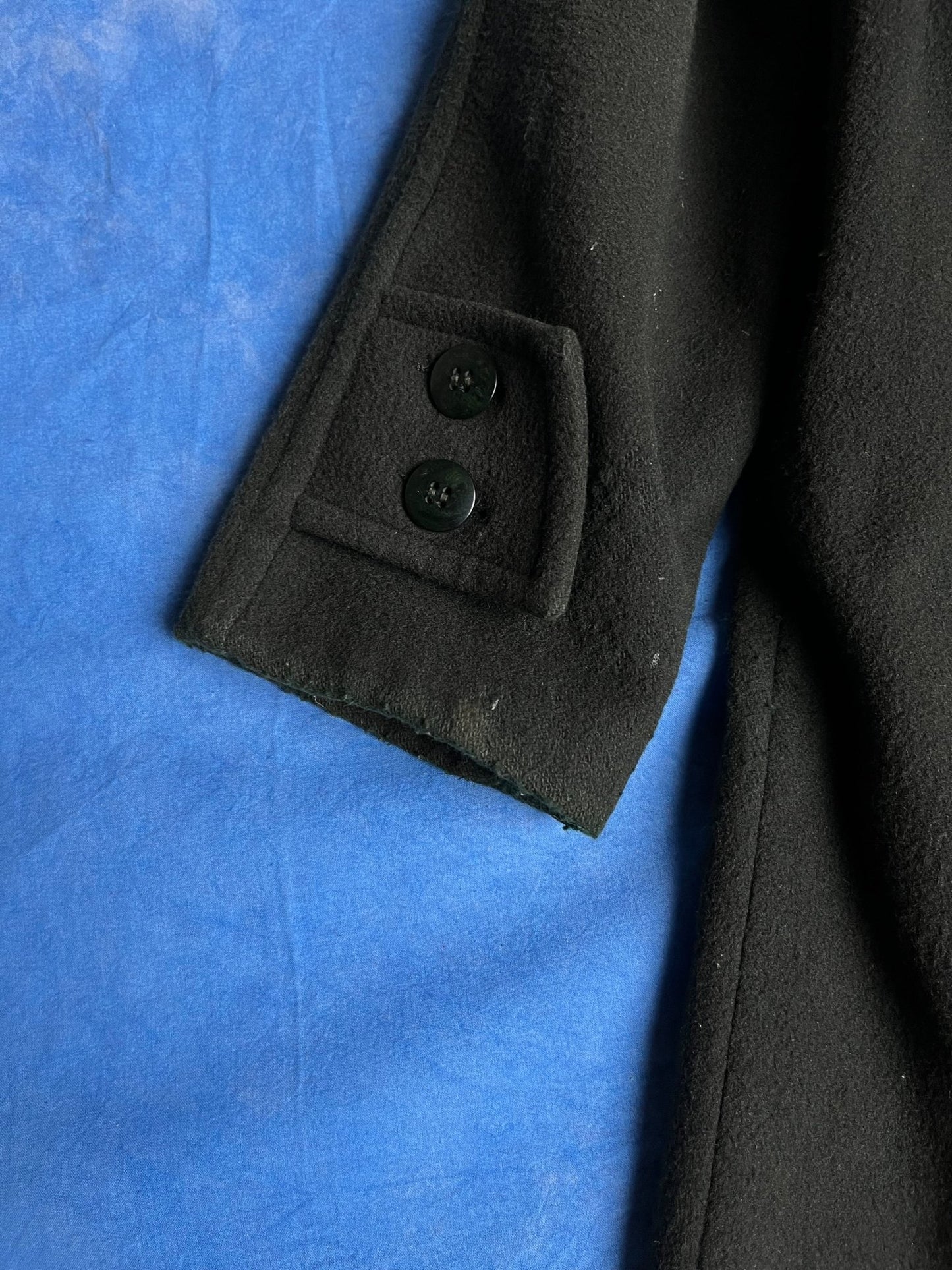 Ciemnozielony Płaszcz Wełniany 80s M - L | Piggy Boxer Vintage Shop