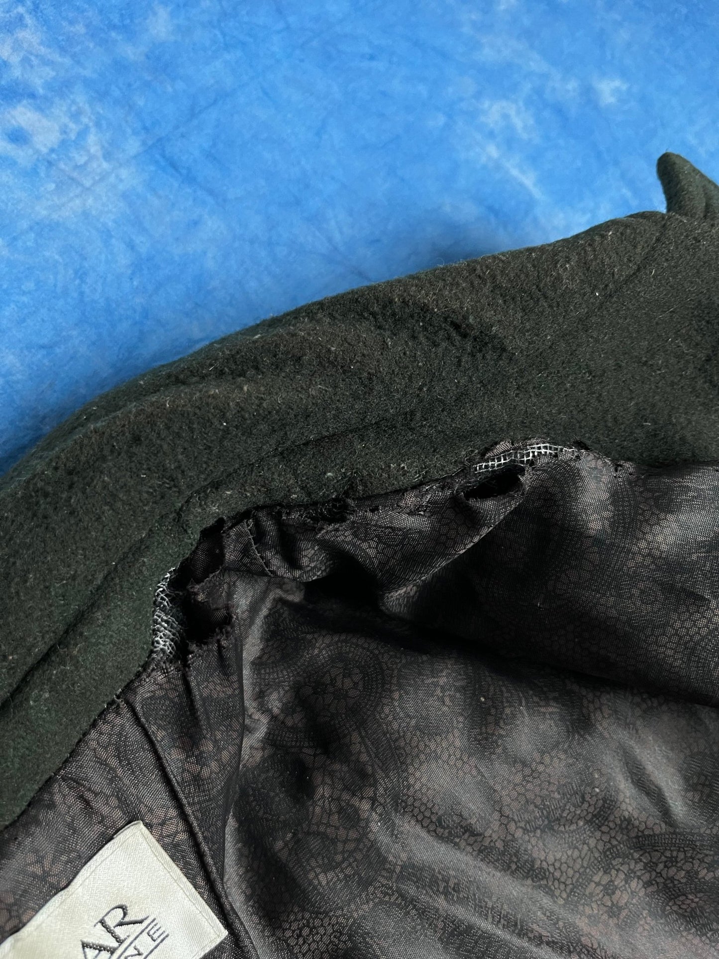 Ciemnozielony Płaszcz Wełniany 80s M - L | Piggy Boxer Vintage Shop