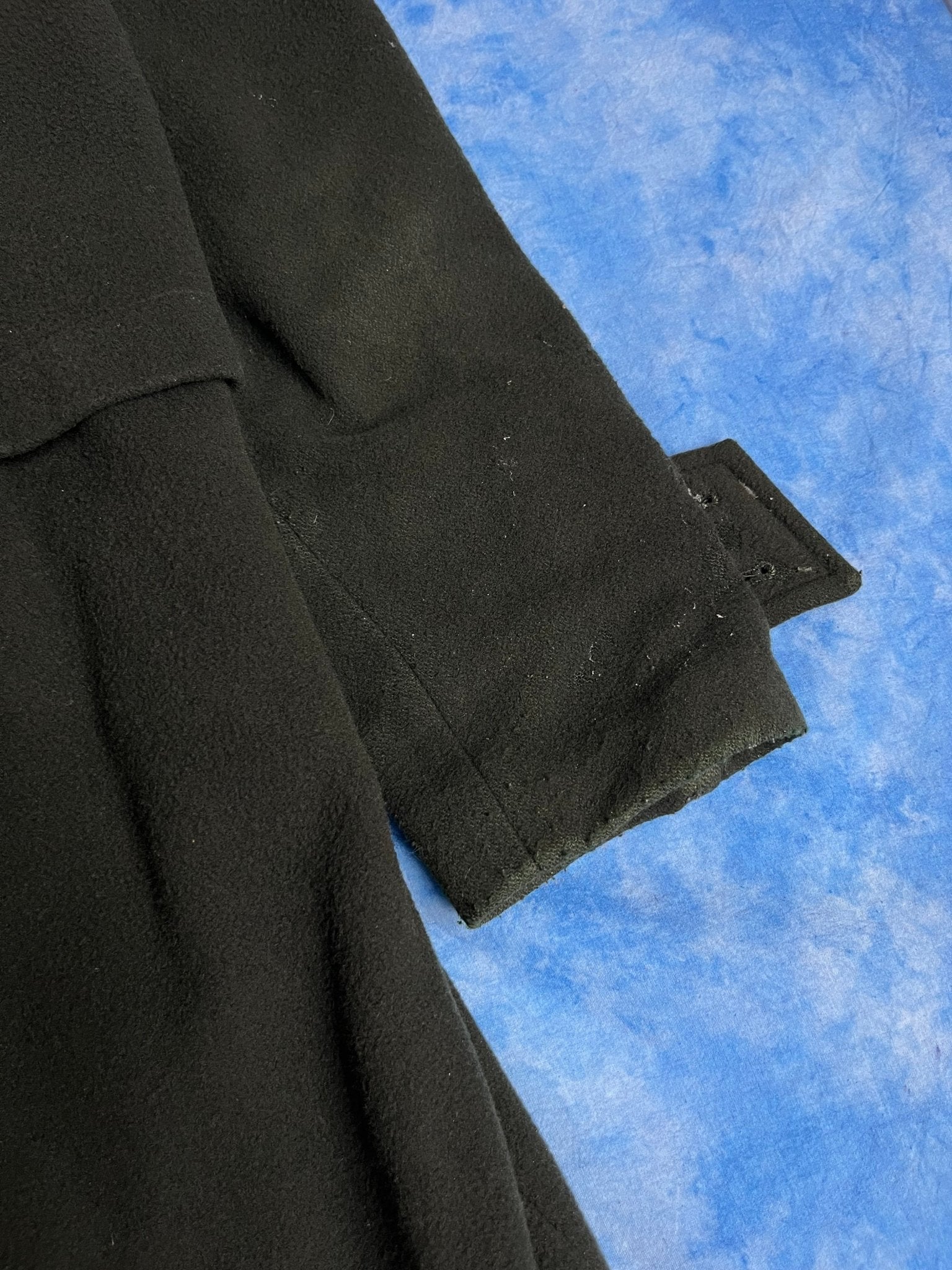 Ciemnozielony Płaszcz Wełniany 80s M - L | Piggy Boxer Vintage Shop