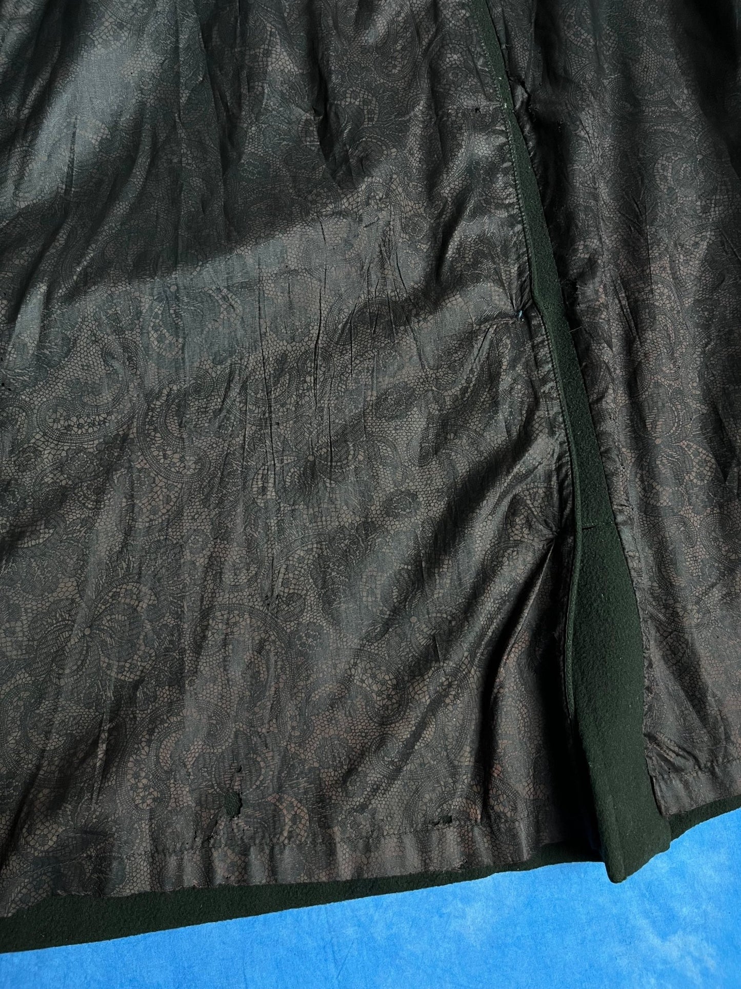 Ciemnozielony Płaszcz Wełniany 80s M - L | Piggy Boxer Vintage Shop