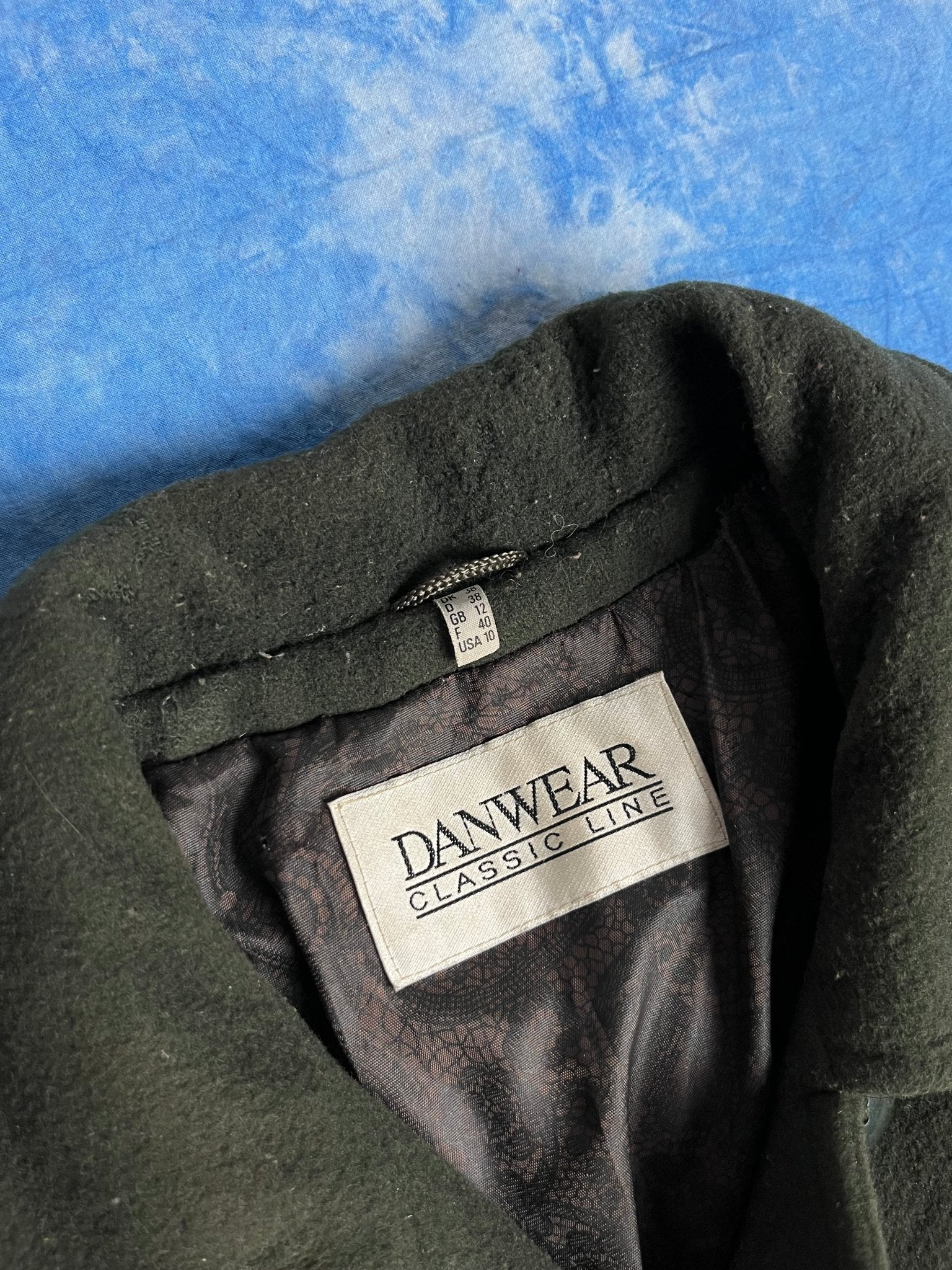 Ciemnozielony Płaszcz Wełniany 80s M - L | Piggy Boxer Vintage Shop