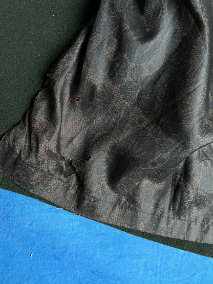 Ciemnozielony Płaszcz Wełniany 80s M - L | Piggy Boxer Vintage Shop