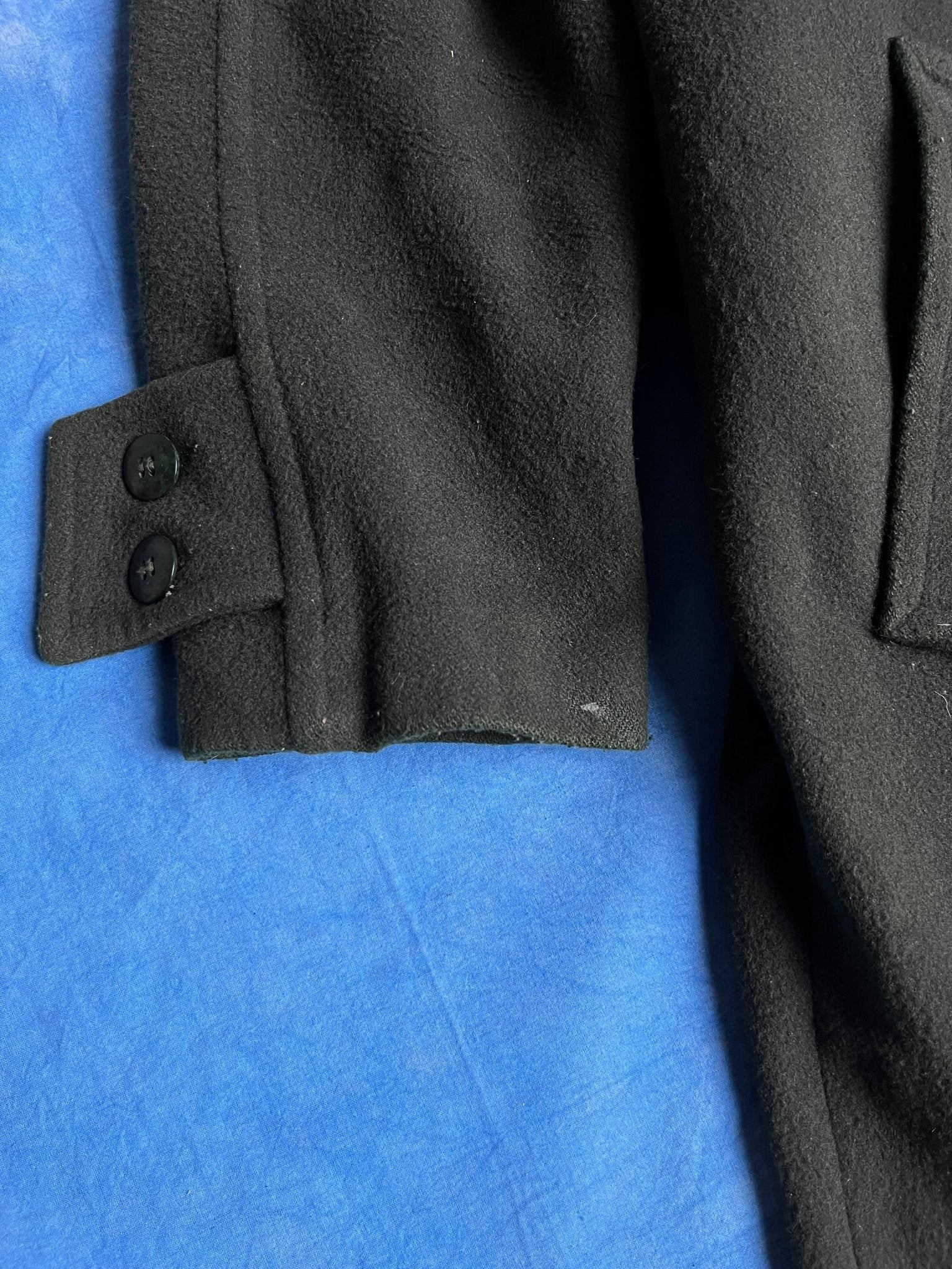 Ciemnozielony Płaszcz Wełniany 80s M - L | Piggy Boxer Vintage Shop