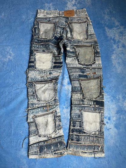 Custom Dzownyy Jeansy Levi's Multipocket z z 1996r M | Piggy Boxer Vintage Shop