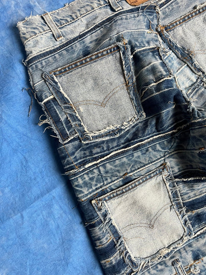 Custom Dzownyy Jeansy Levi's Multipocket z z 1996r M | Piggy Boxer Vintage Shop