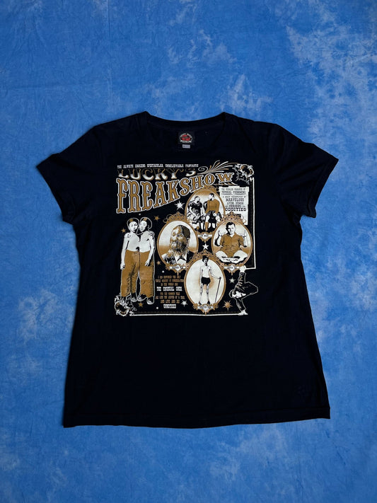 Damska Koszulka Lucky Mule Freakshow XL | Piggy Boxer Vintage Shop