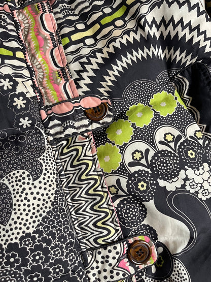 Damska Kurtka Puchowa Missoni z Futrem Kojota 90s S/M | Piggy Boxer Vintage Shop