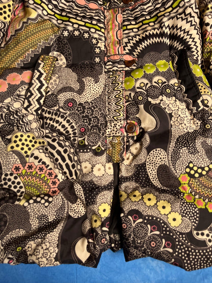 Damska Kurtka Puchowa Missoni z Futrem Kojota 90s S/M | Piggy Boxer Vintage Shop