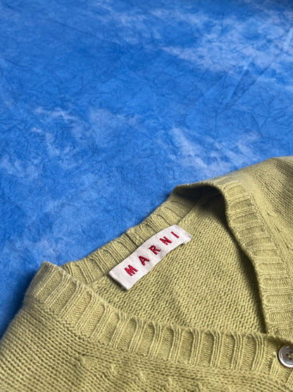Damski Kardigan Wełniany Marni 00s M | Piggy Boxer Vintage Shop