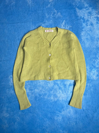 Damski Kardigan Wełniany Marni 00s M | Piggy Boxer Vintage Shop