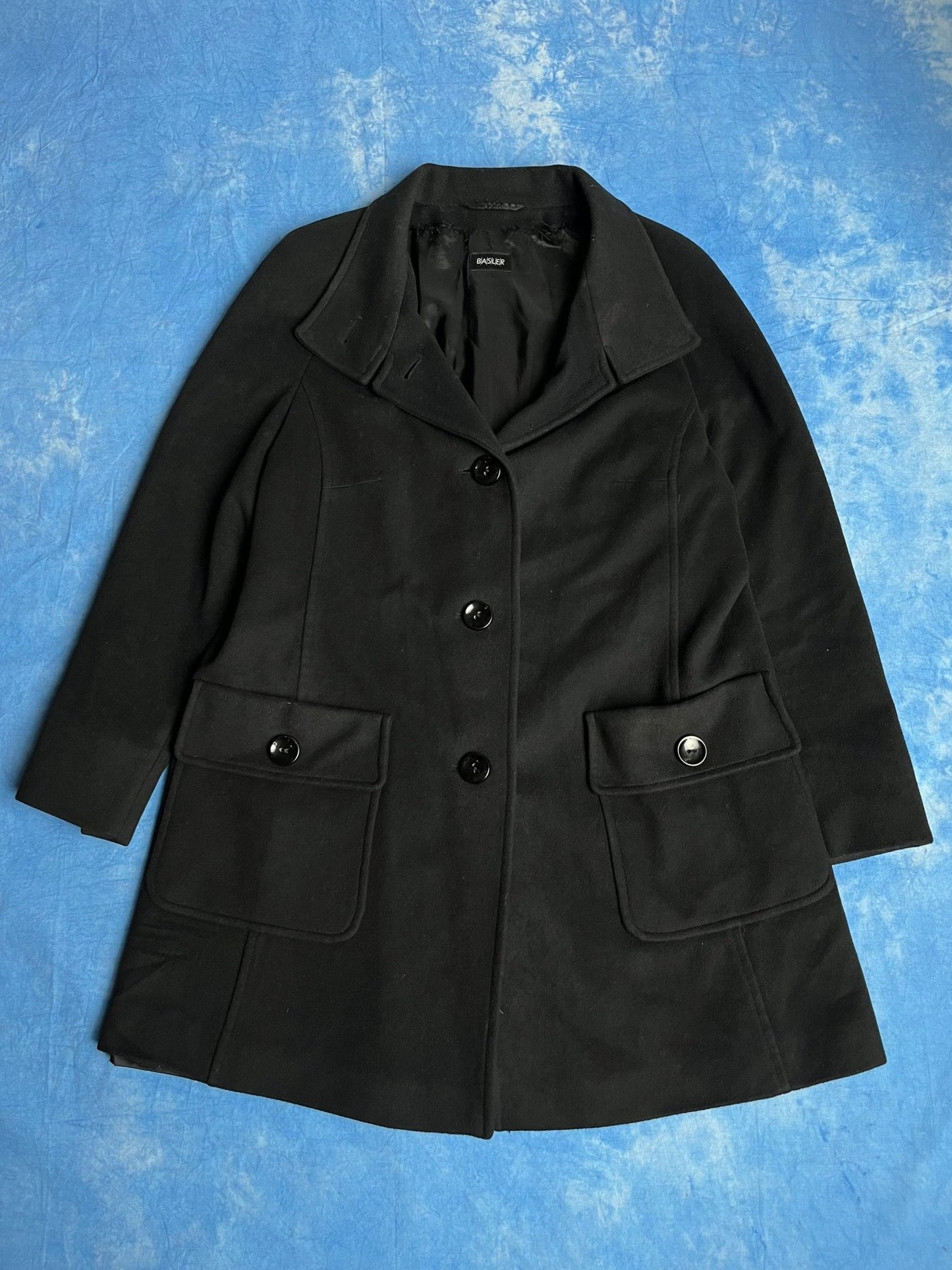 Damski Płaszcz Wełniano Kaszmirowy Basler 90s L | Piggy Boxer Vintage Shop