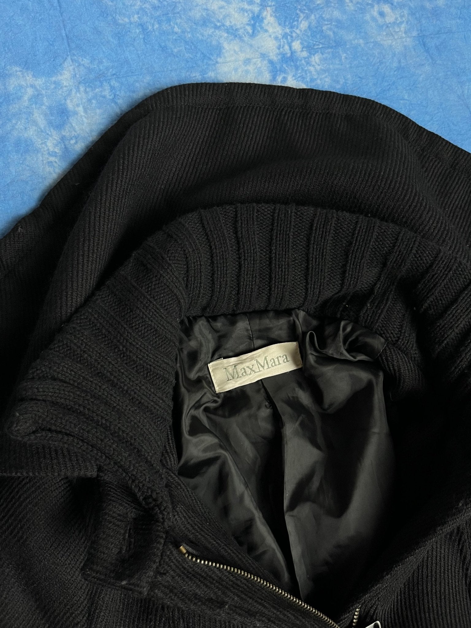 Damski Płaszcz Wełniany Max Mara 00s M | Piggy Boxer Vintage Shop