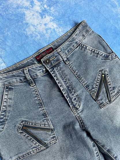 Damskie Jeansy Dzwony Brother 00s XS/S | Piggy Boxer Vintage Shop