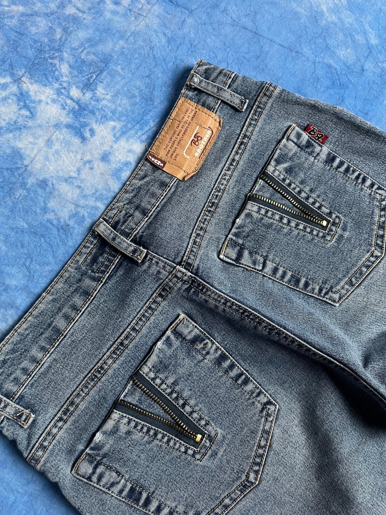 Damskie Jeansy Dzwony Brother 00s XS/S | Piggy Boxer Vintage Shop