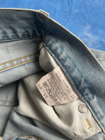 Damskie Jeansy Dzwony Lee Baby Blue 00s XS | Piggy Boxer Vintage Shop