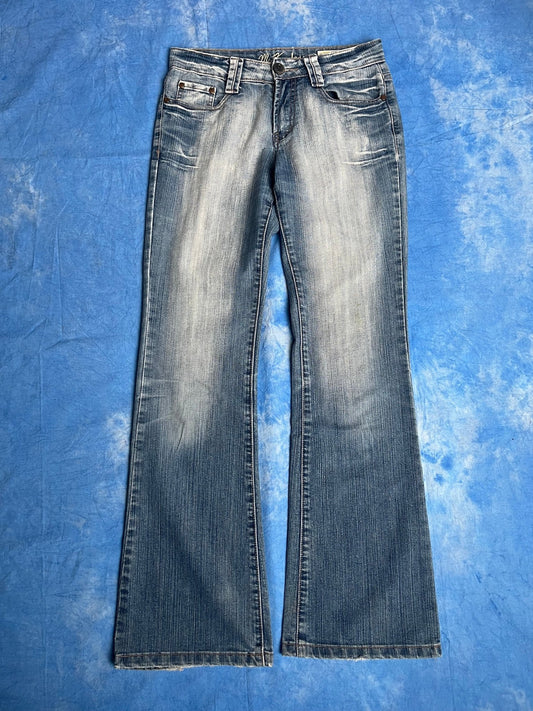 Damskie Jeansy Dzwony MK Jeans 00s W27 | Piggy Boxer Vintage Shop