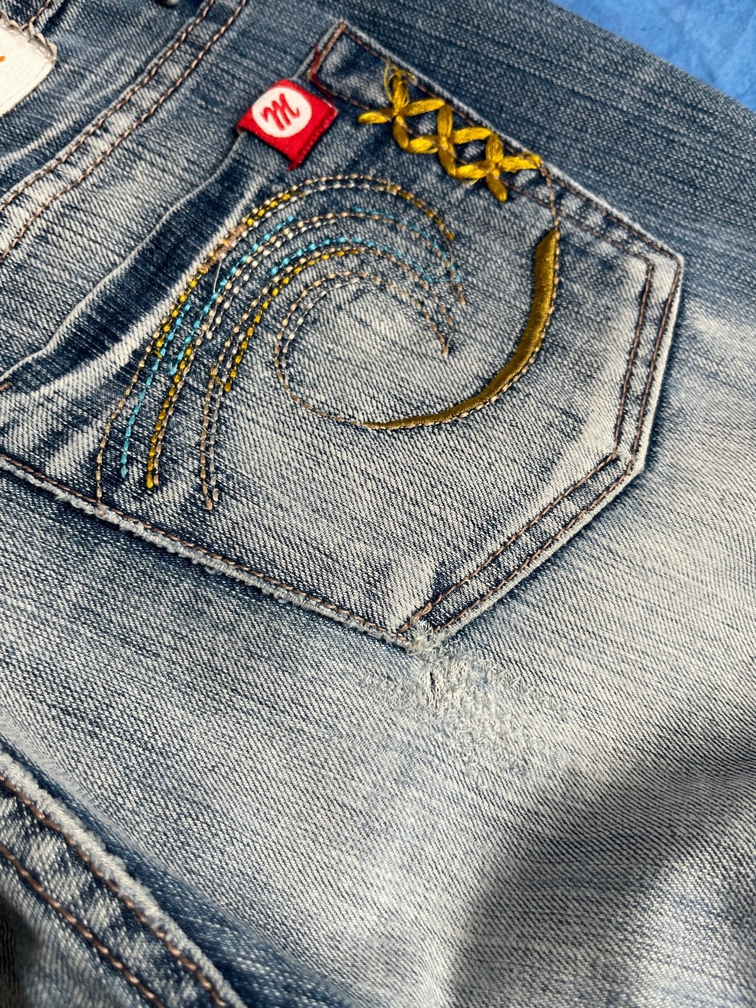 Damskie Jeansy Dzwony MK Jeans 00s W27 | Piggy Boxer Vintage Shop