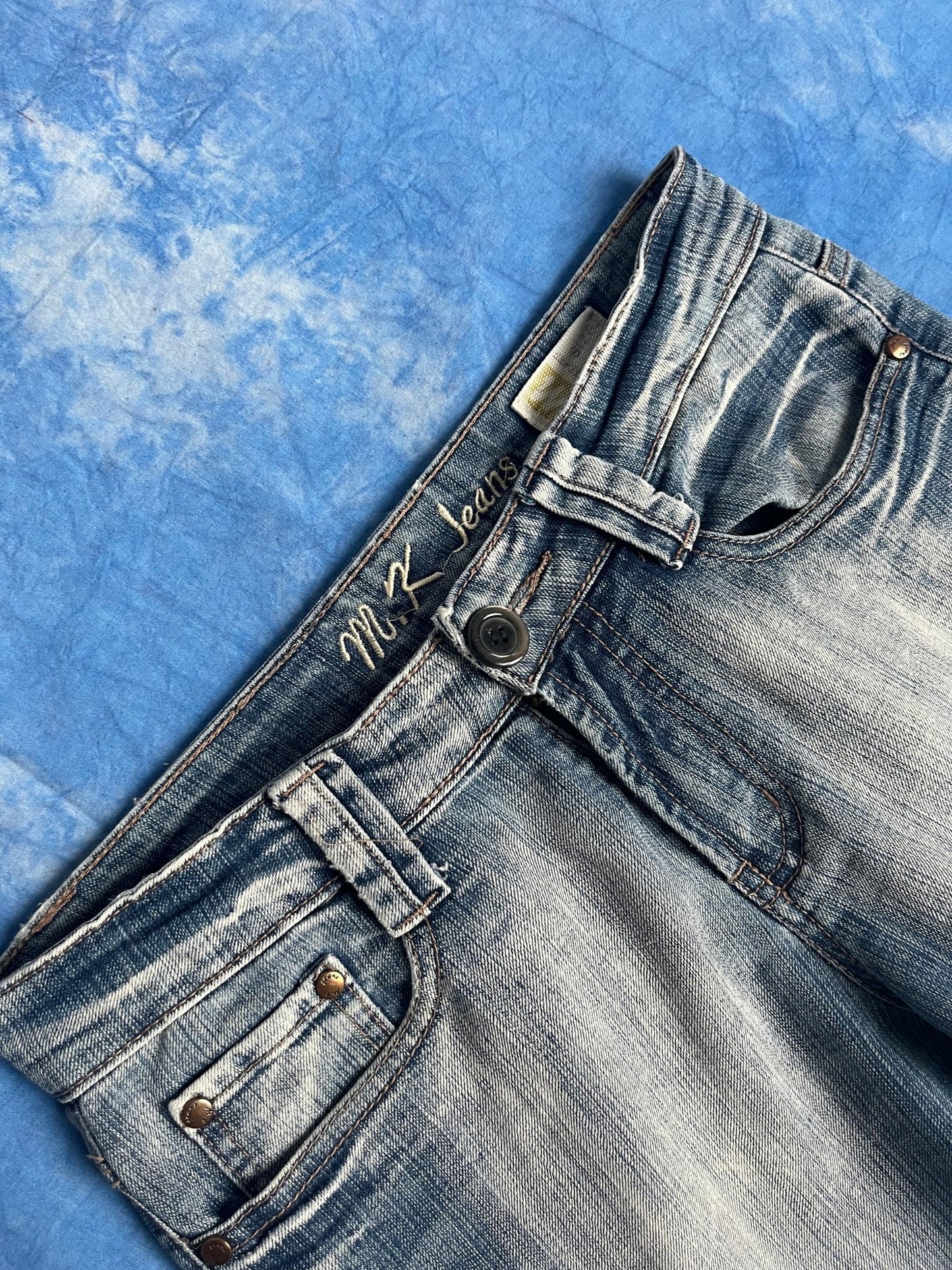 Damskie Jeansy Dzwony MK Jeans 00s W27 | Piggy Boxer Vintage Shop