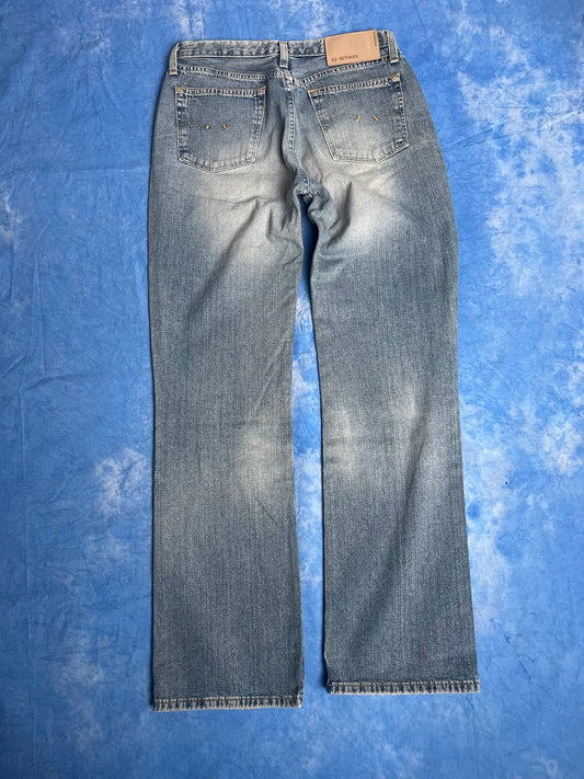 Damskie Jeansy G - Star Raw Low Hip Straight 00s 29x32 | Piggy Boxer Vintage Shop