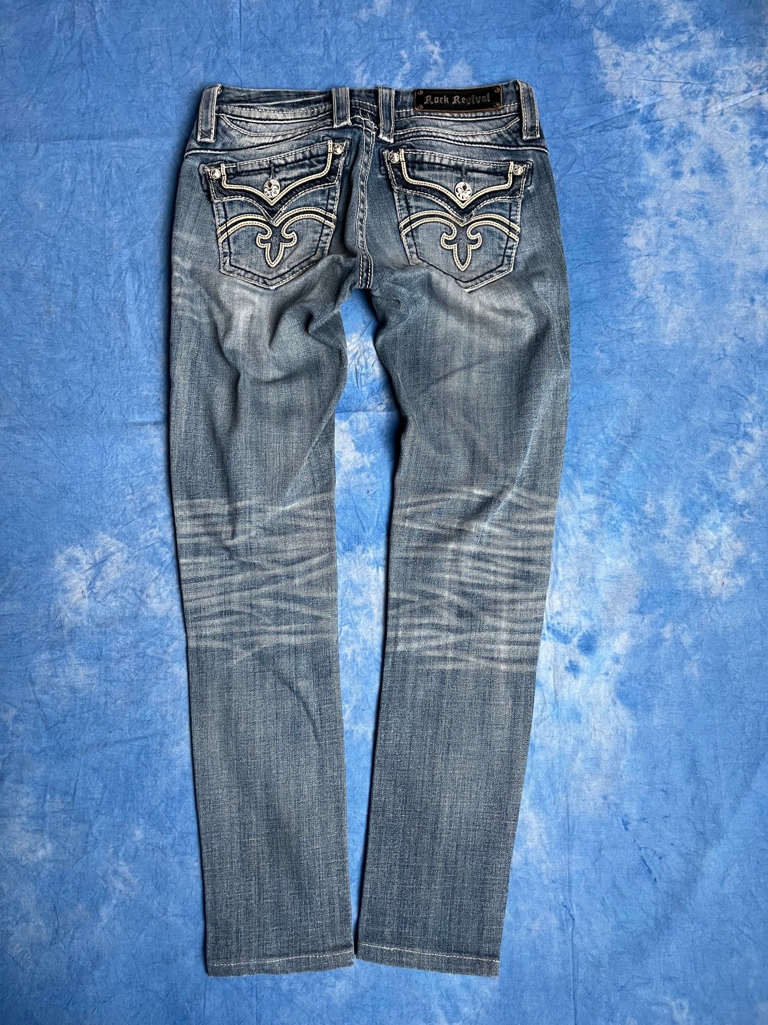 Damskie Jeansy Rock Revival Anja Straight 00s W26 | Piggy Boxer Vintage Shop