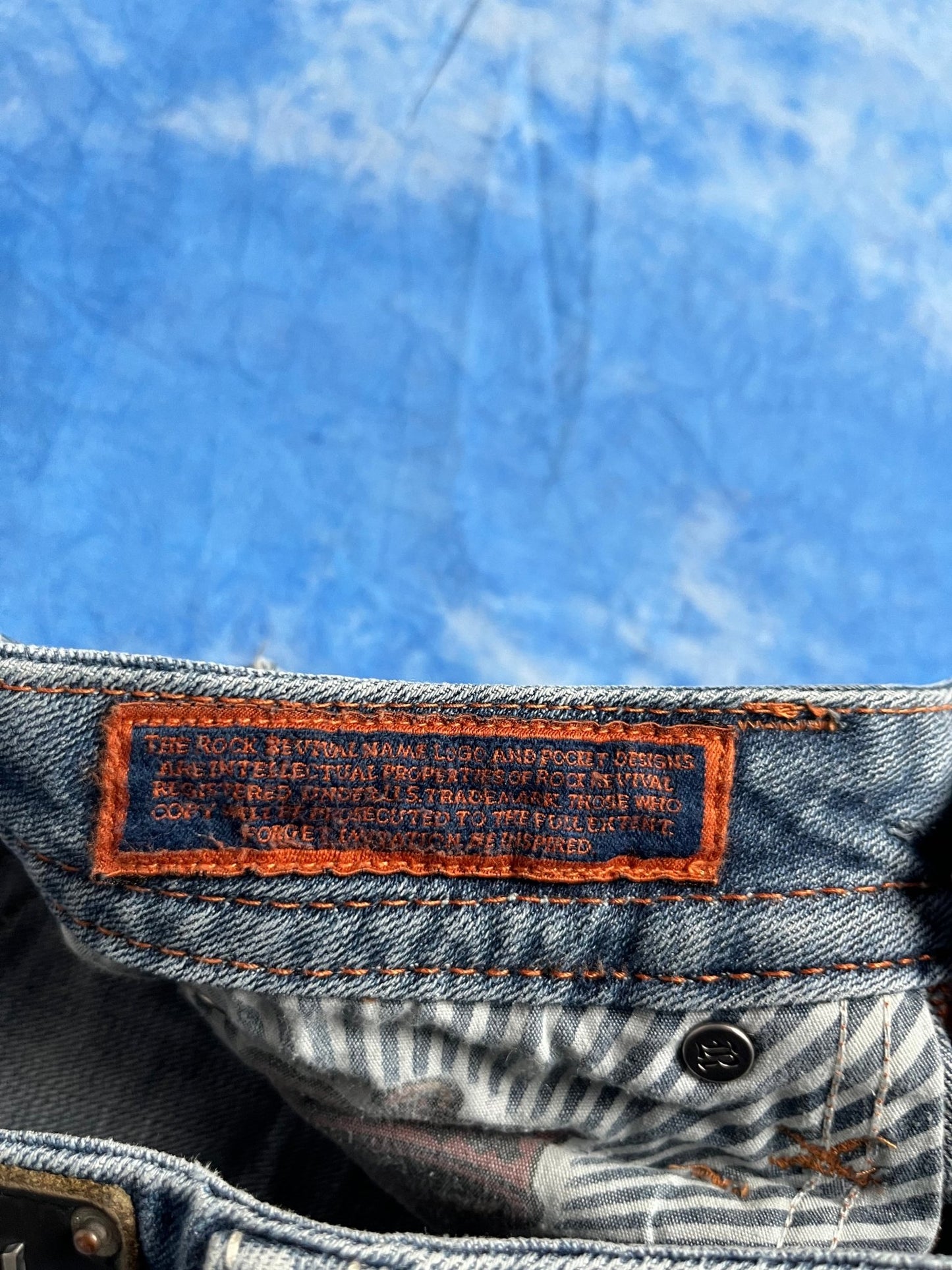 Damskie Jeansy Rock Revival Anja Straight 00s W26 | Piggy Boxer Vintage Shop