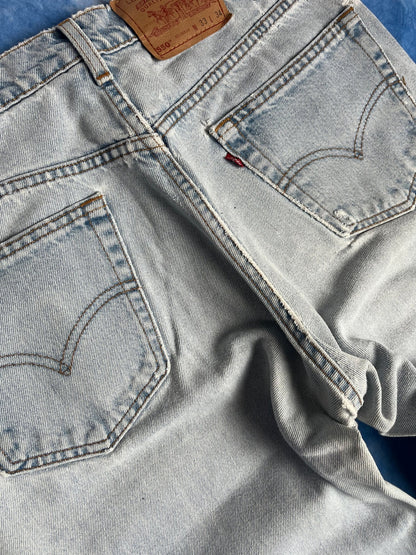 Jeansy Baby Blue Levi's 550 z 1997r Made in USA 33x34 | Piggy Boxer Vintage Shop