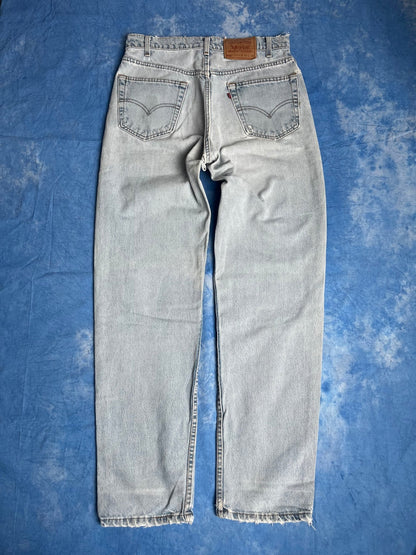 Jeansy Baby Blue Levi's 550 z 1997r Made in USA 33x34 | Piggy Boxer Vintage Shop