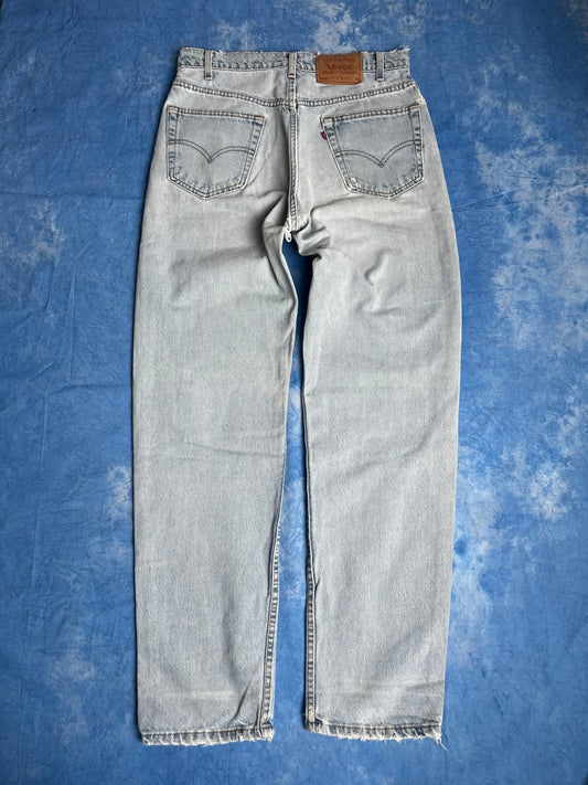 Jeansy Baby Blue Levi's 550 z 1997r Made in USA 33x34 | Piggy Boxer Vintage Shop