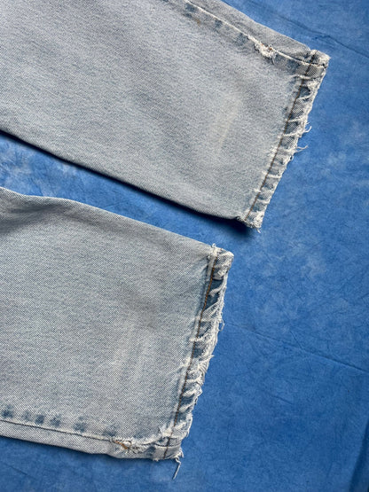 Jeansy Baby Blue Levi's 550 z 1997r Made in USA 33x34 | Piggy Boxer Vintage Shop