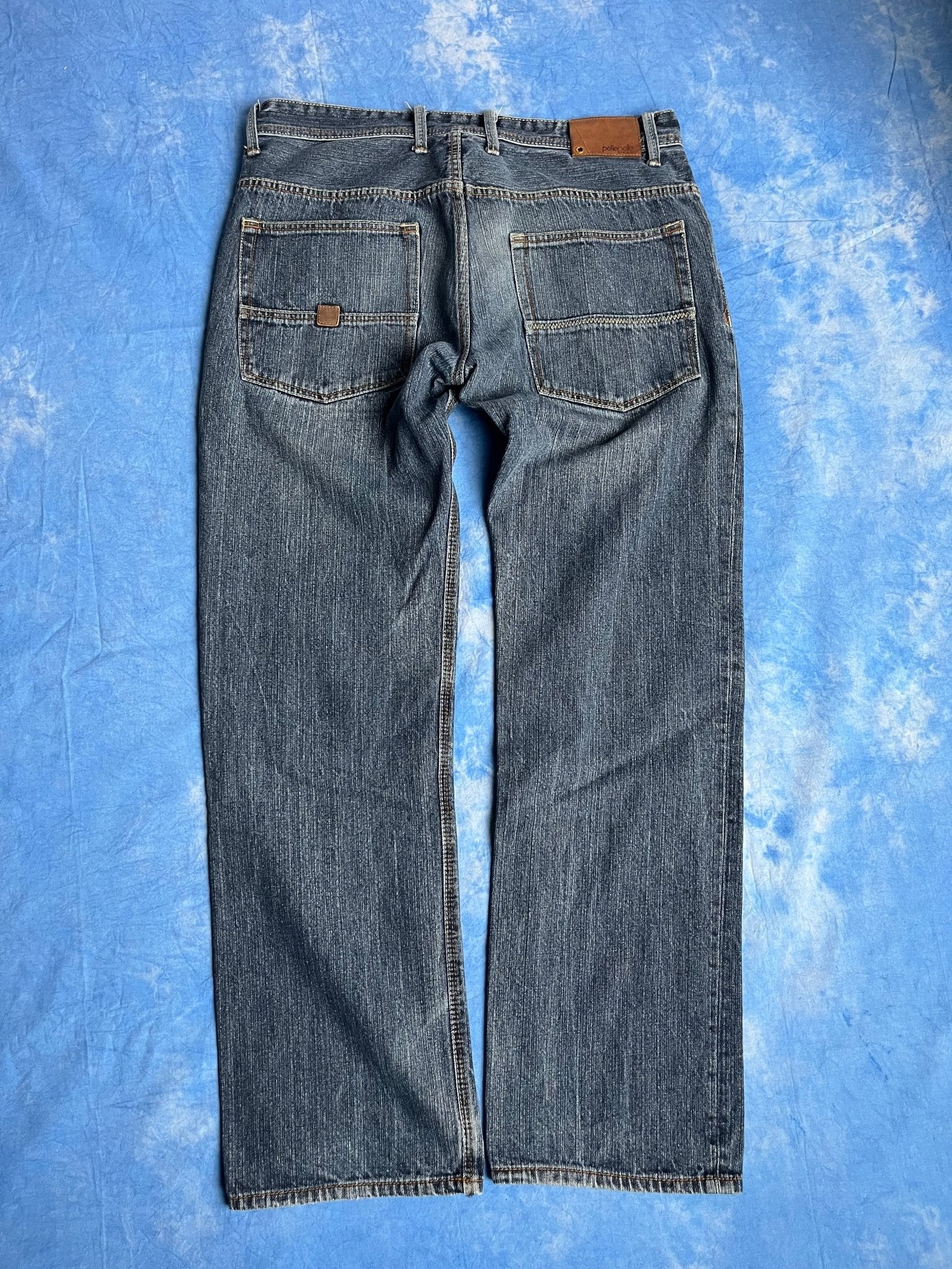 Jeansy Baggy Pelle Pelle 00s 36x34 L | Piggy Boxer Vintage Shop