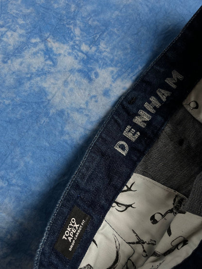 Jeansy Denham Tokyo Apex Drop Carrot Fit W31 | Piggy Boxer Vintage Shop