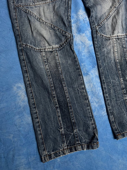 Jeansy Flash Lights 00s 32x32 | Piggy Boxer Vintage Shop