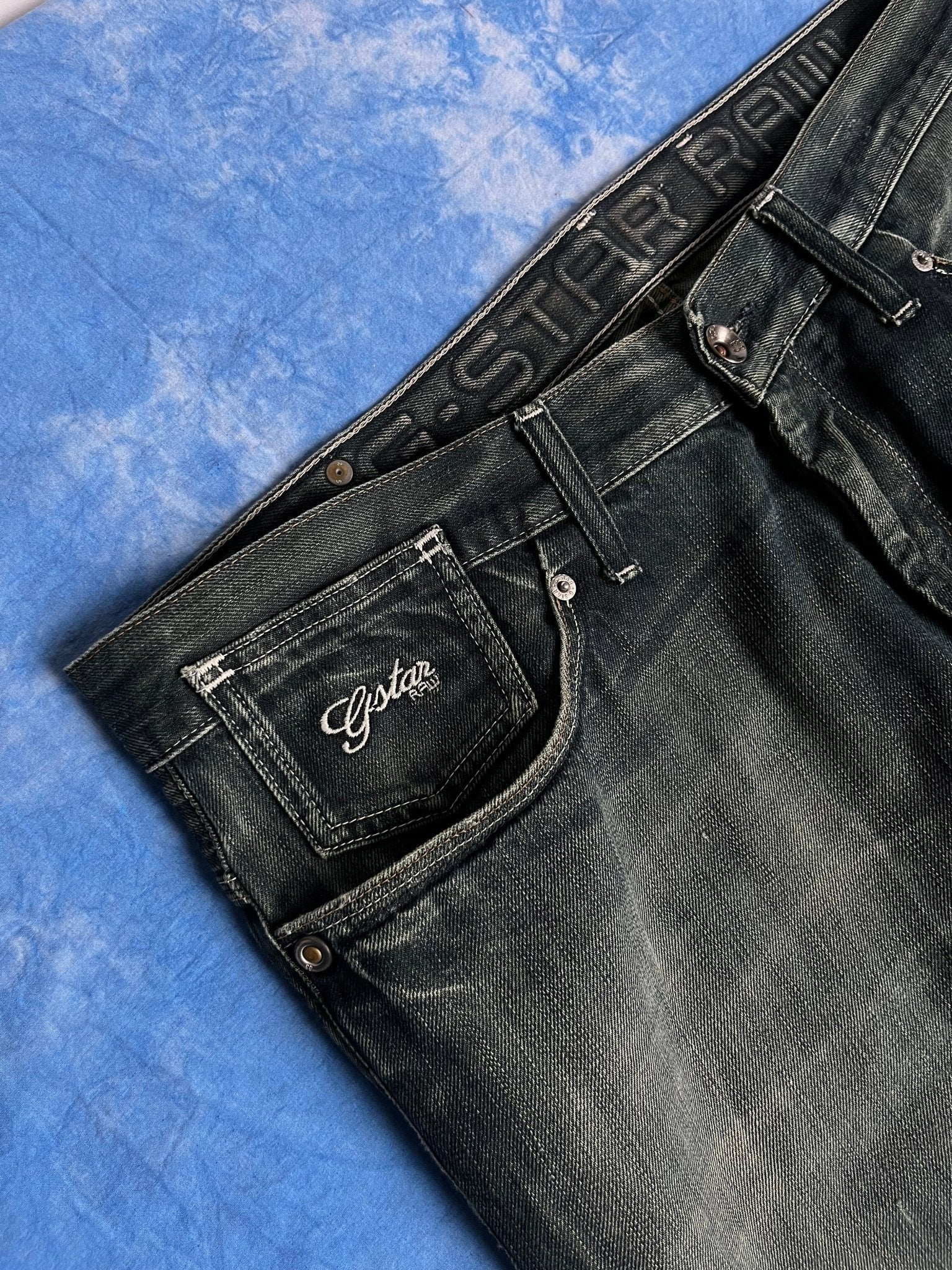 Jeansy G - Star Wash Acid Wash 00s W36 | Piggy Boxer Vintage Shop