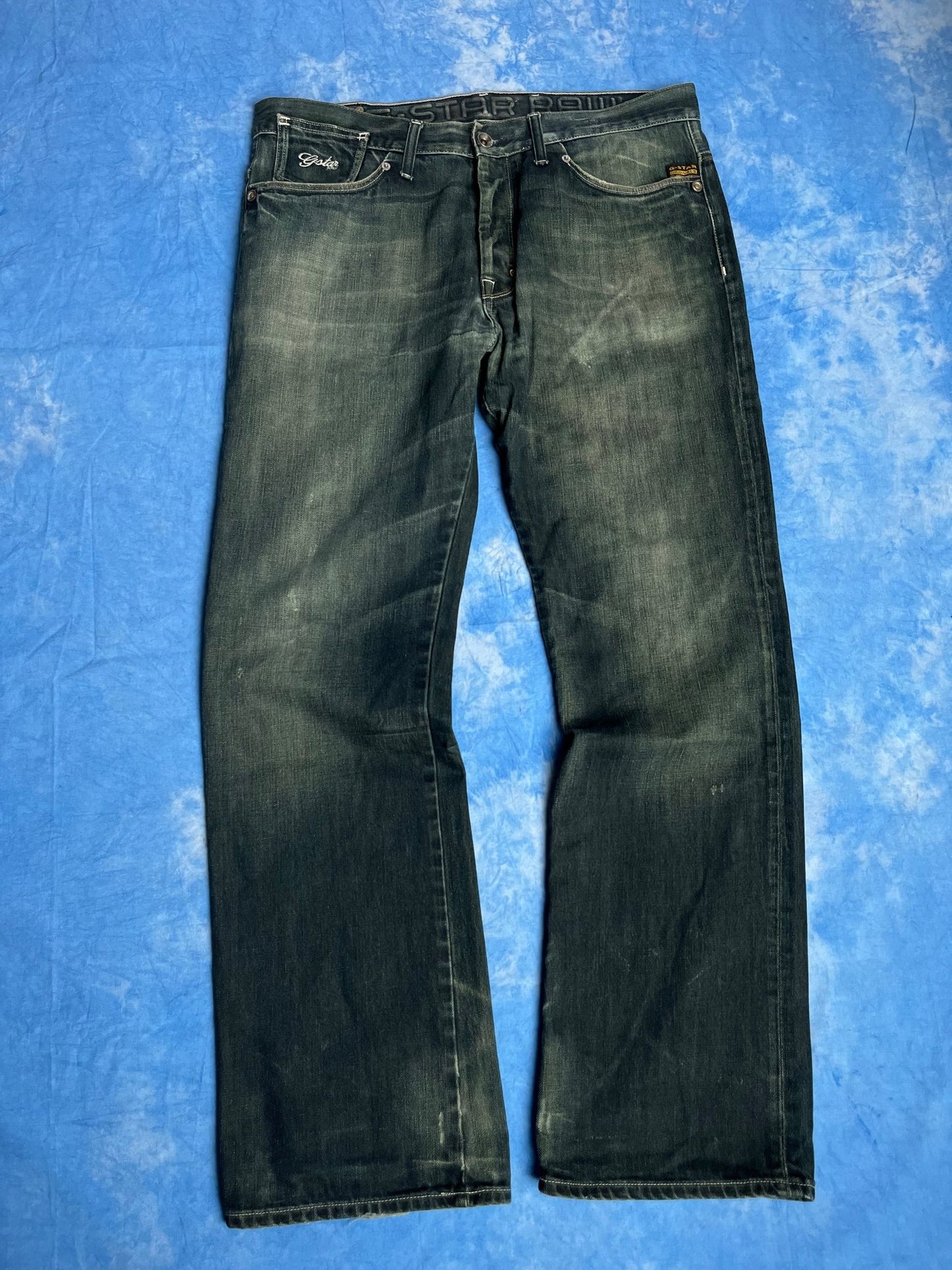 Jeansy G - Star Wash Acid Wash 00s W36 | Piggy Boxer Vintage Shop