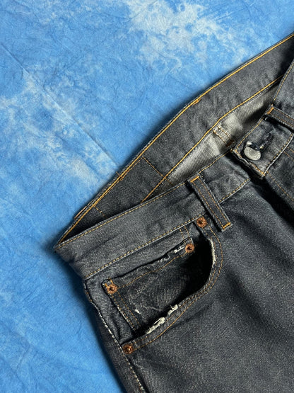 Jeansy Grafitowe Levi's 501 z 2001r W32 L30 | Piggy Boxer Vintage Shop