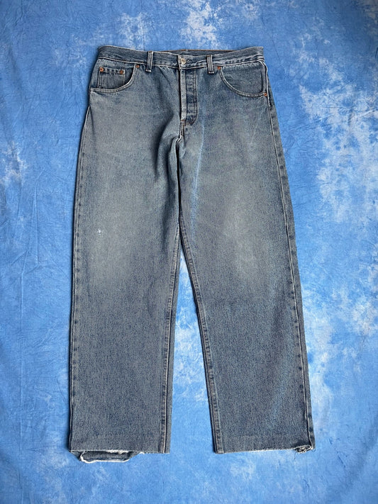 Jeansy Levi's 501 z 1997r Made in USA L | Piggy Boxer Vintage Shop