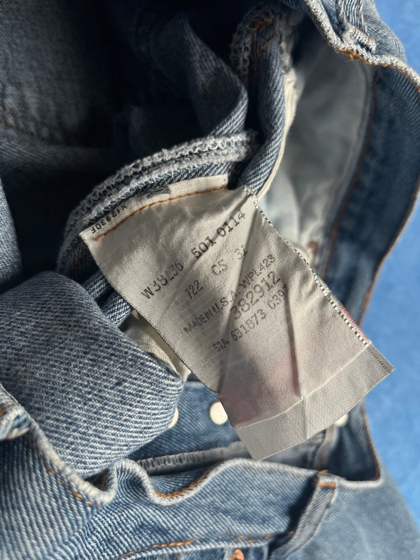 Jeansy Levi's 501 z 1997r Made in USA L | Piggy Boxer Vintage Shop